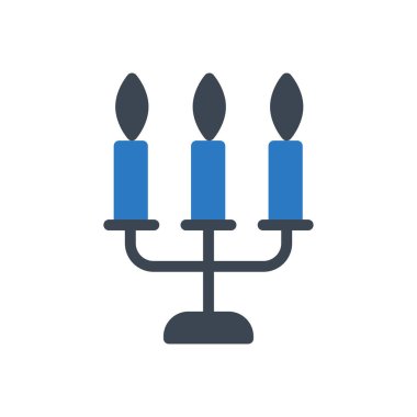 Mumlar vektör renk simgesi