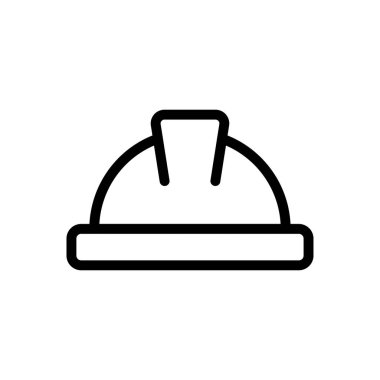 Güvenlik vektörü ince çizgi simgesi