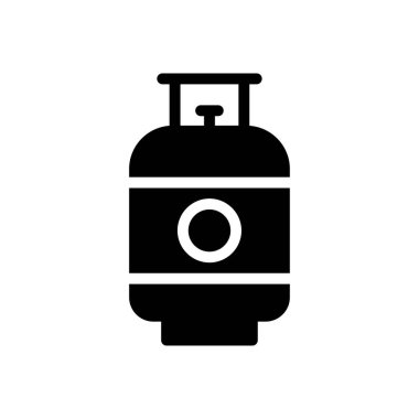 silindir vektör ince çizgi simgesi