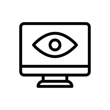 vektör ince çizgi simgesine bak