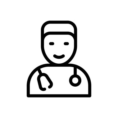 denetleme vektörü ince çizgi simgesi