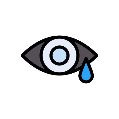 vektör düz renk simgesini bırak