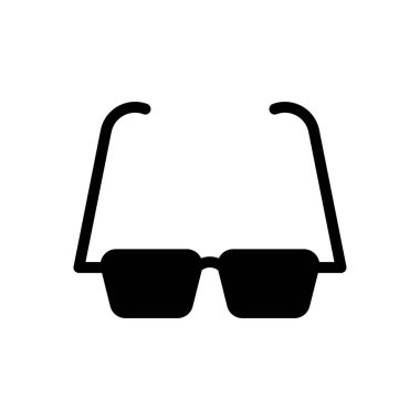 gözlük vektör düz simgesi