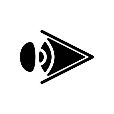 göz vektörü simgesi düz simge