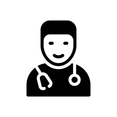 check-up vektör düz simgesi