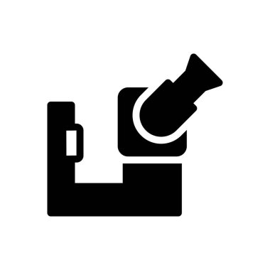 Görme vektörü glifleri düz simge