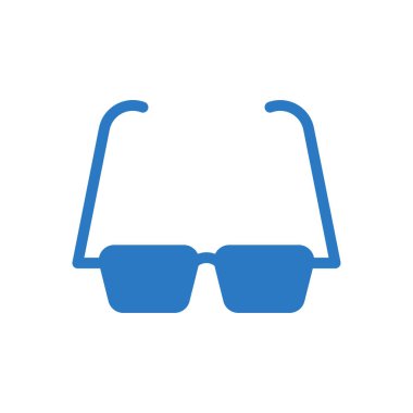 gözlük vektörü ince çizgi simgesi