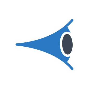 göz vektörü ince çizgi simgesi