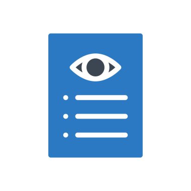 rapor vektör ince çizgi simgesi