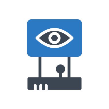 vektör ince çizgi simgesi test ediliyor