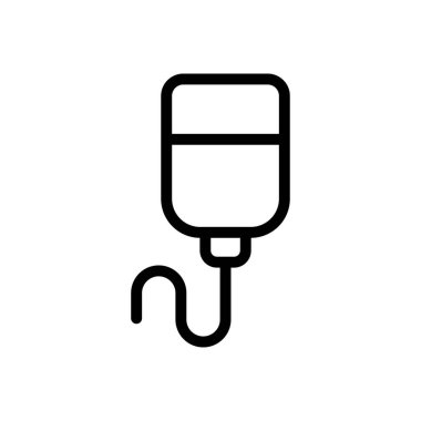 damlatma vektörü ince çizgi simgesi