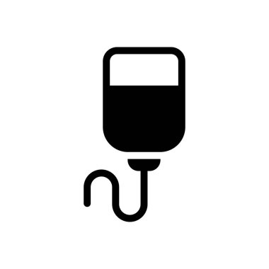 damlat vektör glifini düz simge