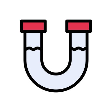 boru vektörü düz renk simgesi