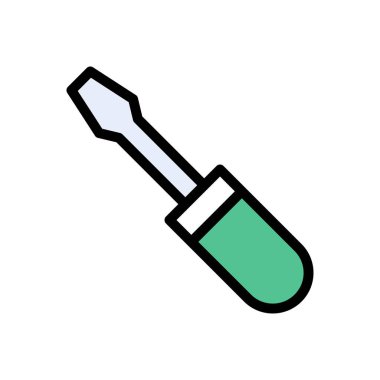 vektör düz renk simgesini düzelt