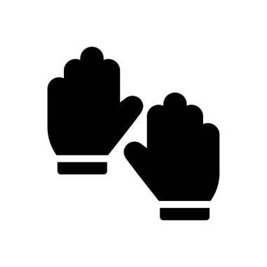 Eldivenler vektör düz simge