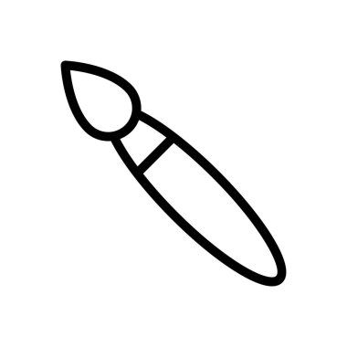 boyama vektörü ince çizgi simgesi