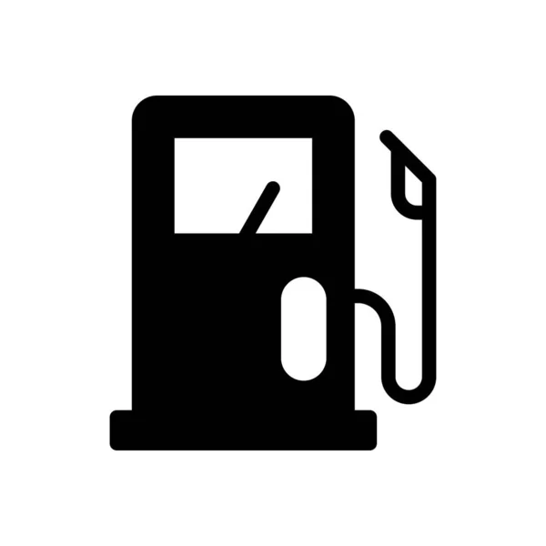 Petrol Vector Thin Line Icon — Stock Vector