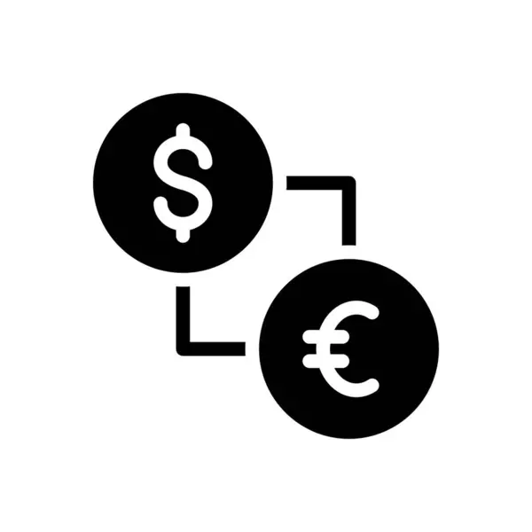 Austausch Vektor Dünne Linie Symbol — Stockvektor