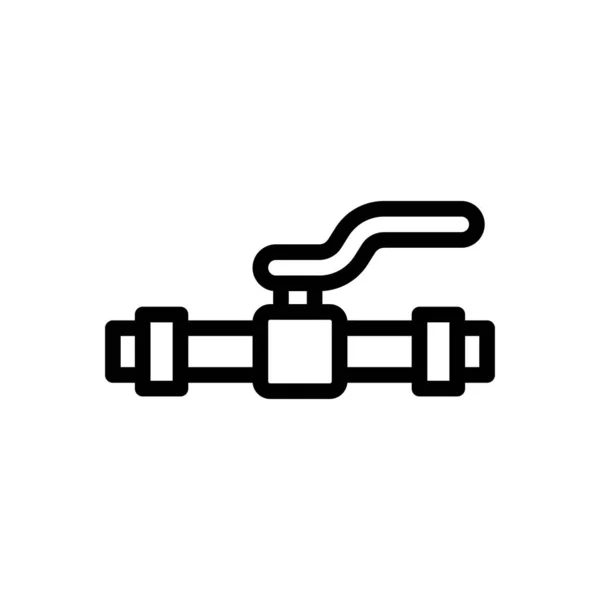 Pipeline Vector Thin Line Icon — Stock Vector