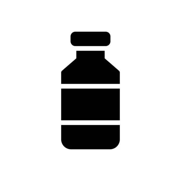 Schoonmaken Vector Glyph Platte Pictogram — Stockvector