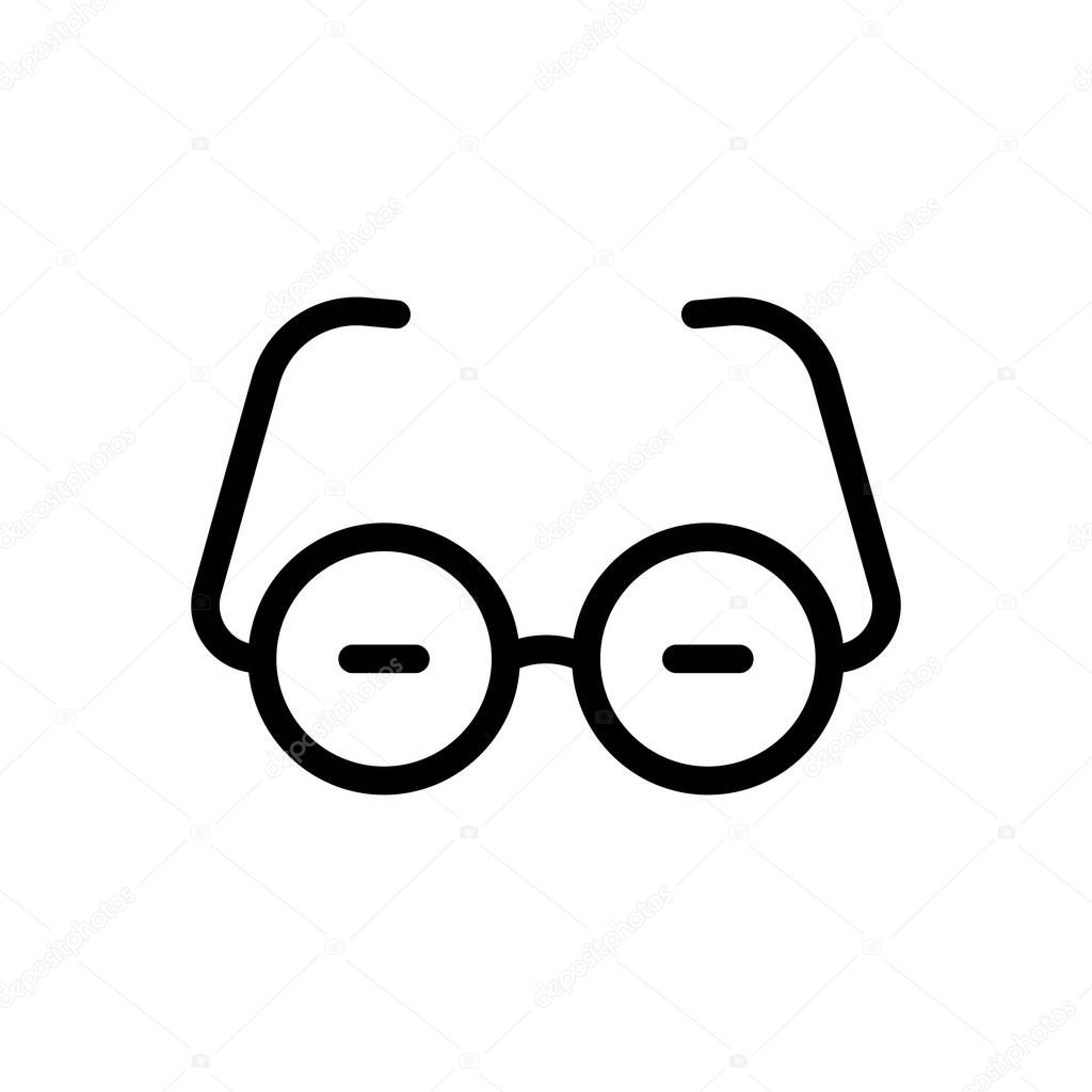 goggles  vector thin line icon
