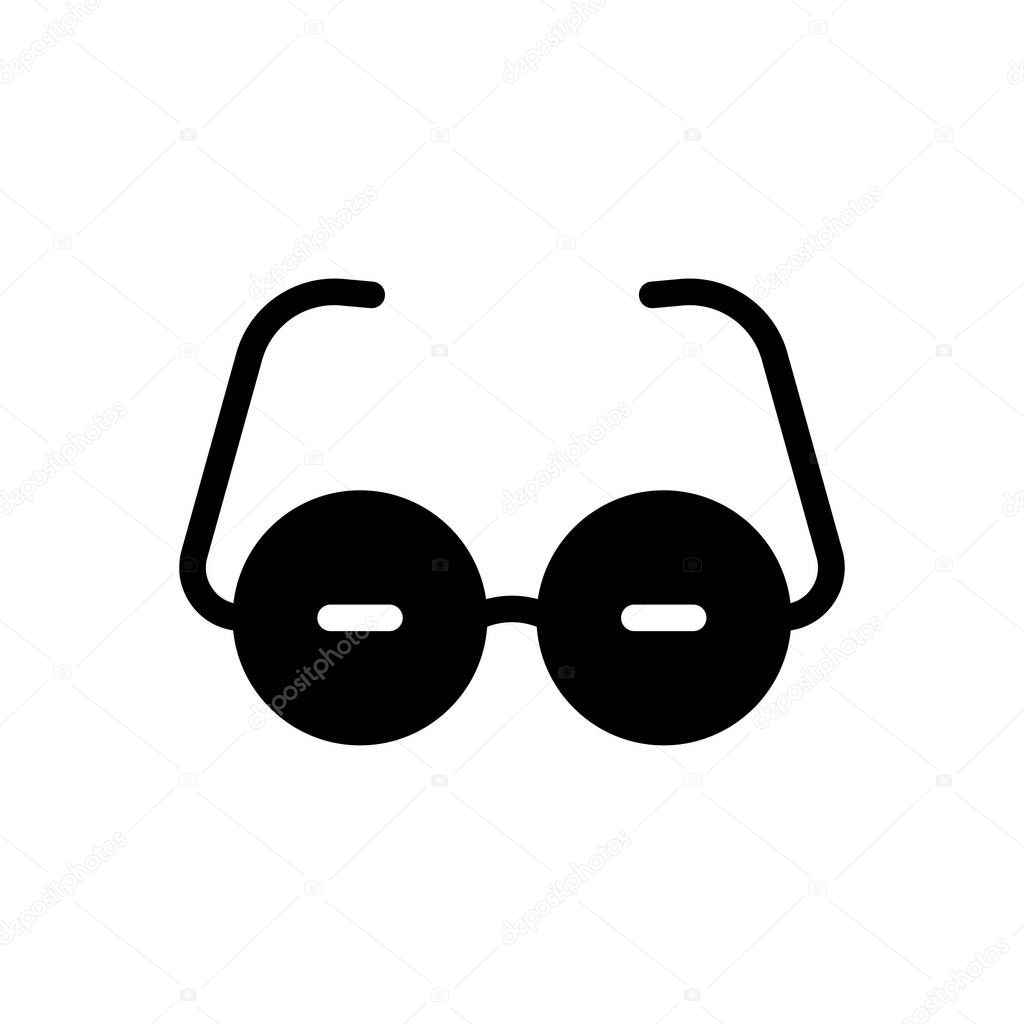 goggles  vector glyph flat icon