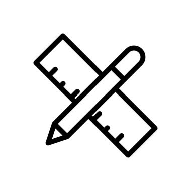 Ölçeklendirme vektörü ince çizgi simgesi