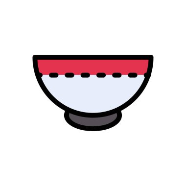 Çömlek vektörü düz renk simgesi