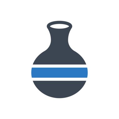 Çömlek vektörü renk simgesi