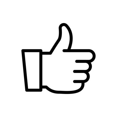 favori vektör ince çizgi simgesi