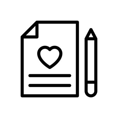 dosya vektörü ince çizgi simgesi