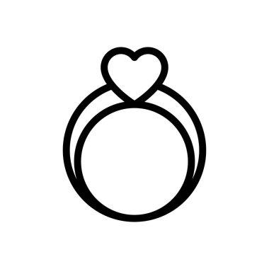 Bağlantı vektörü ince çizgi simgesi