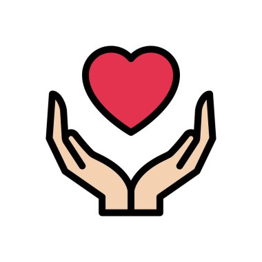 bakım vektörü düz renk simgesi