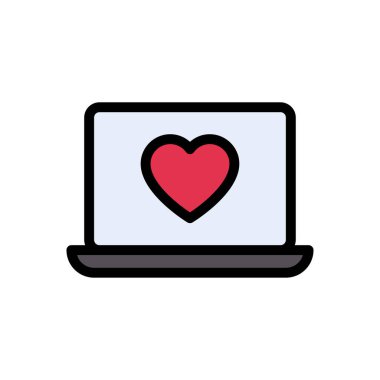 tarih vektörü düz renk simgesi