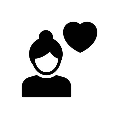 sevgi vektör düz simgesi