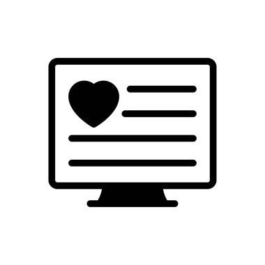 çevrimiçi vektör düz simgesi