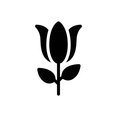 gül vektör düz simge