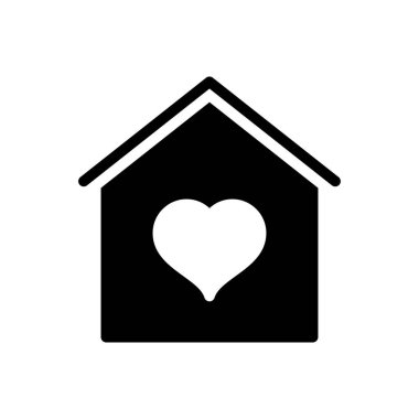 sevgi vektör düz simgesi