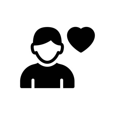 sevgi vektör düz simgesi