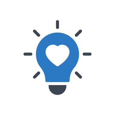 kalp vektörü renk simgesi