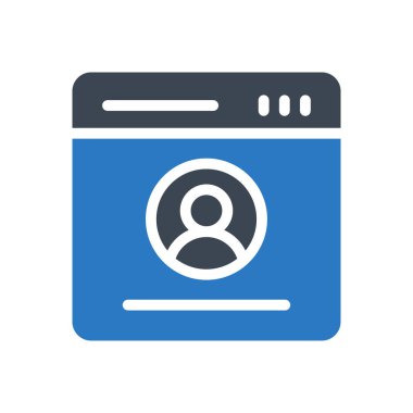 profil vektör renk simgesi