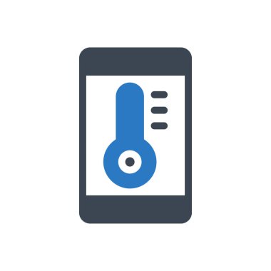 sıcaklık vektörü renk simgesi