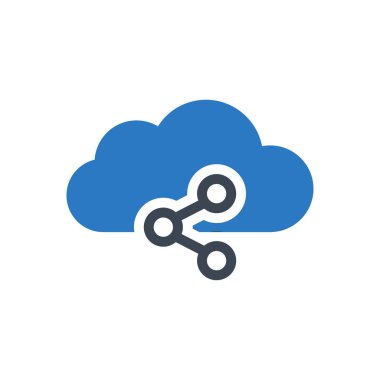 vektör renk simgesini paylaş