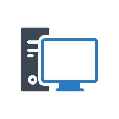 PC vektör renk simgesi