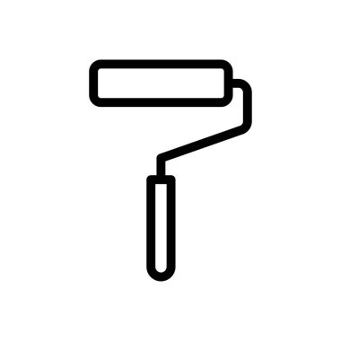 boyama vektörü ince çizgi simgesi