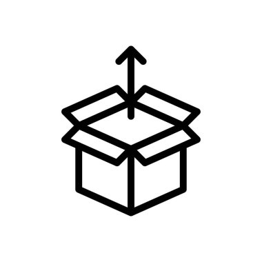 dağıtım vektörü düz renk simgesi