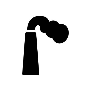 duman vektörü düz simgesi