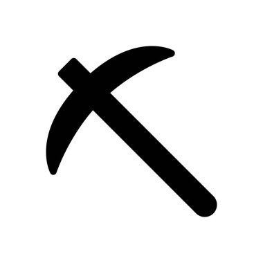 balta vektör glifleri düz simge