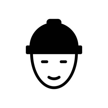 işçi vektör simgesi düz simge