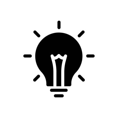 fikir vektör düz simgesi